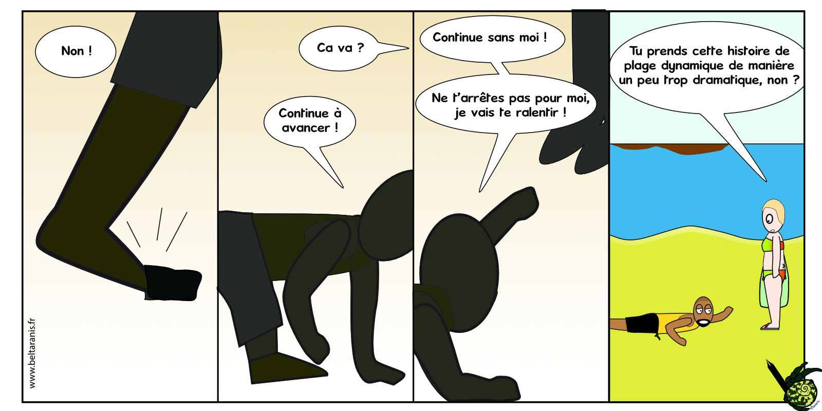 Plage forcée