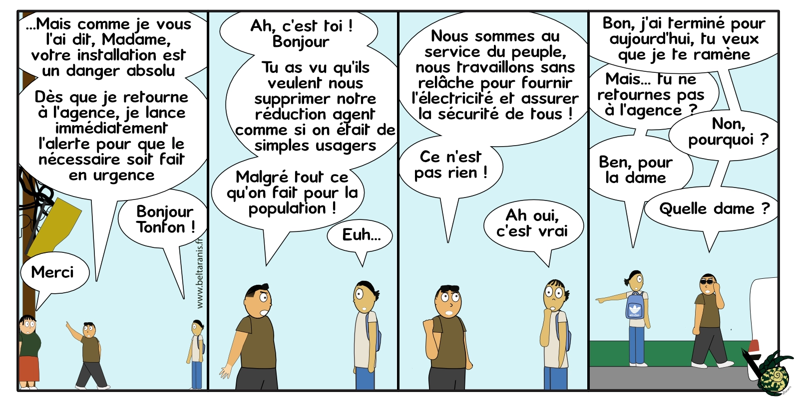 Nous sommes au courant