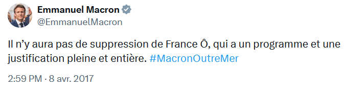 Le président avait promis que ça ne serait pas le cas
