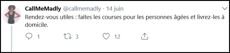 Faire des courses pour les ainés