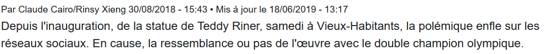 Mais elle a fait depuis pas mal parler d'elle par rapport à sa ressemblance avec le sportif.